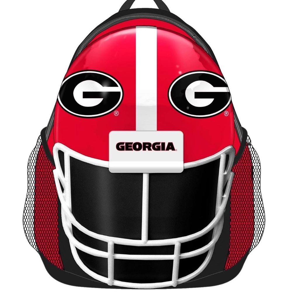 Red and Black Helmet Backpack